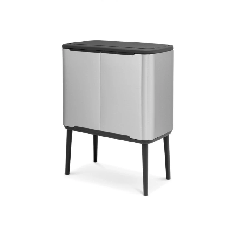 Кош за смет Brabantia Bo Touch 3x11L, Matt Steel Fingerprint Proof